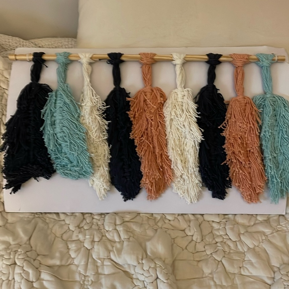 Boho wall hanging